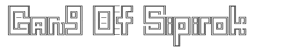 Gang Of Sipirok font