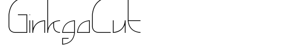 GinkgoCut font
