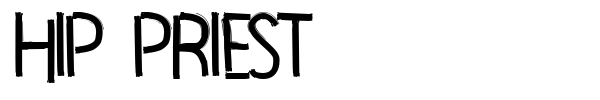 Hip Priest font preview