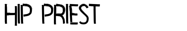 Hip Priest font preview