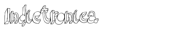 Indietronica font