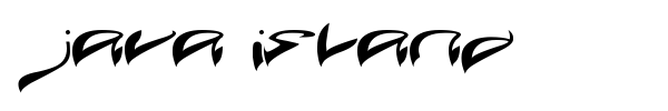 Java Island font