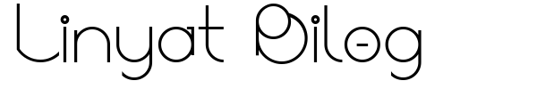 Linyat Bilog font