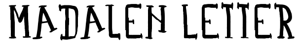 Madalen Letter font