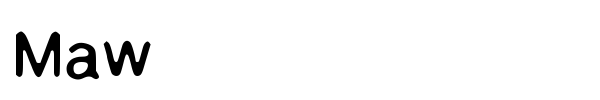 Maw font