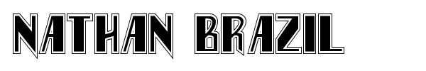 Nathan Brazil font preview