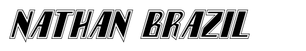 Nathan Brazil font preview