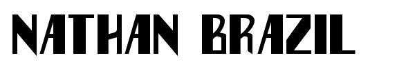 Nathan Brazil font preview