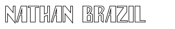 Nathan Brazil font preview