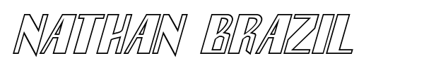 Nathan Brazil font preview