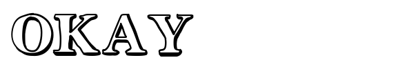 Okay font preview