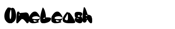 OneLeash font