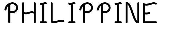 Philippine font preview