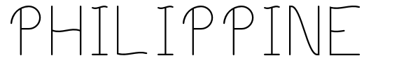 Philippine font preview