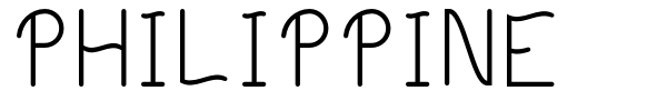 Philippine font preview