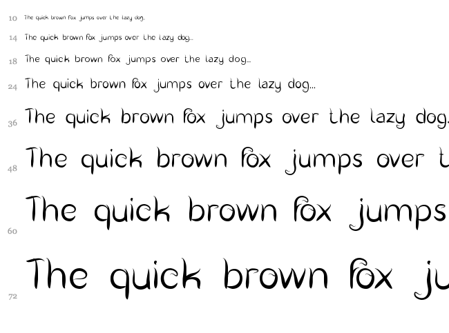 Photography font waterfall