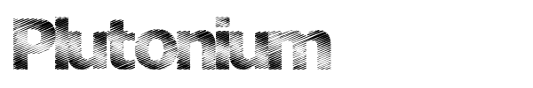 Plutonium font