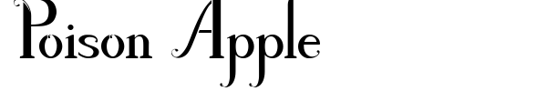 Poison Apple font