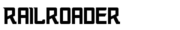 Railroader font
