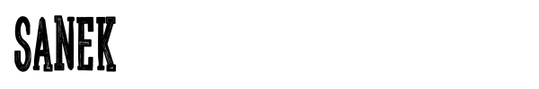 Sanek font