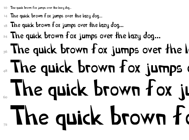 Sekooo font waterfall