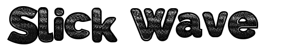 Slick Wave font