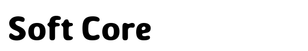 Soft Core font