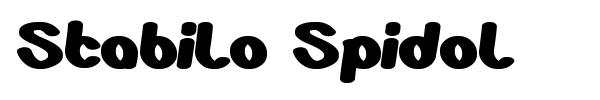 Stabilo Spidol font