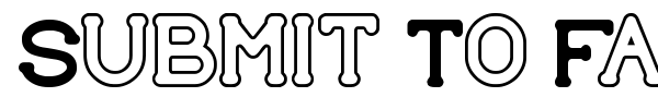 Submit To Faith font