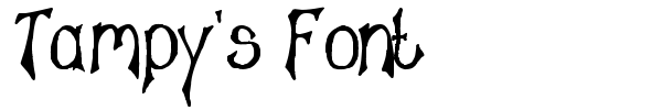 Tampy's Font font