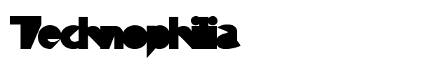 Technophilia font preview