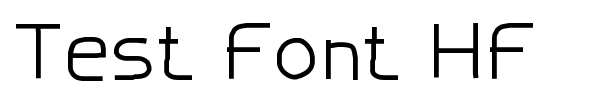 Test Font HF font