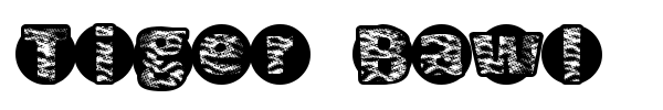 Tiger Bawl font