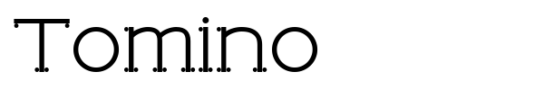 Tomino font