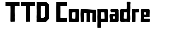 TTD Compadre font