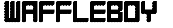 Waffleboy font