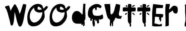 Woodcutter Hungry Pig font