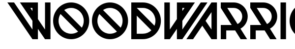 Woodwarrior font