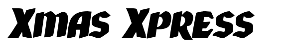 Xmas Xpress font