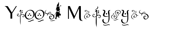 Yellow Magician font
