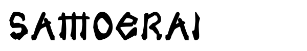 Samoerai font