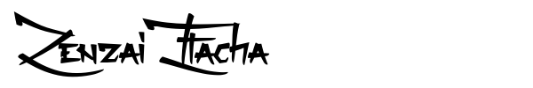 Zenzai Itacha font