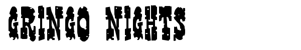 Gringo Nights font