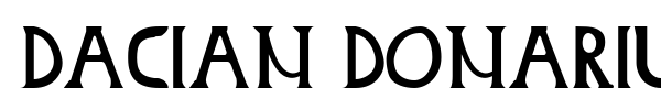 Dacian Donarium font