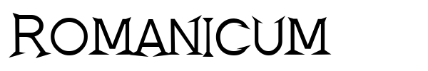 Romanicum font