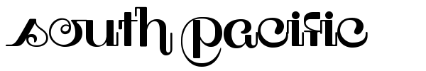 South Pacific font