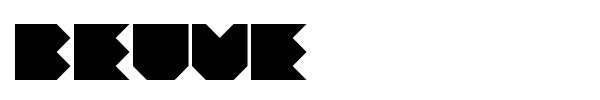 Beuve font