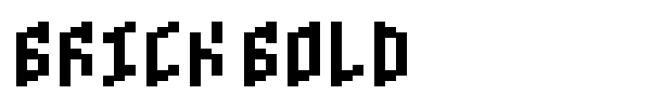 Brick Bold font