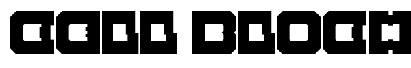 Cell Bloch font