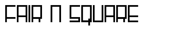 Fair N Square font